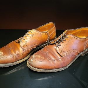 Alden Short Wing Blucher Burnished Tan